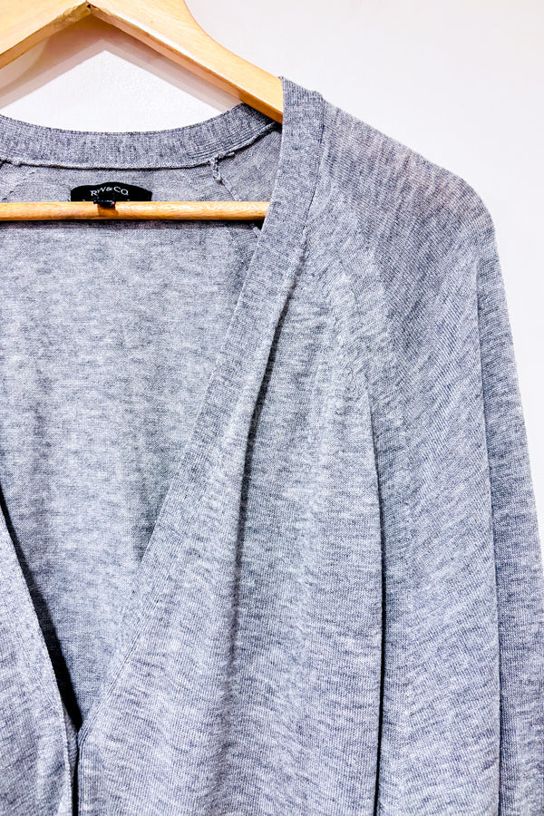 Veste ouverte grise (xl)-RW&CO-La Penderie du Paradis 🕊