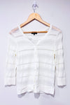 Cardigan blanc en maille (s)*-RW&CO.-La Penderie du Paradis 🕊