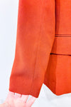 Veston ouvert orange brûlé avec épaulettes (xs)-H&M-La Penderie du Paradis 🕊