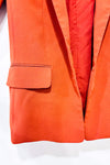 Veston ouvert orange brûlé avec épaulettes (xs)-H&M-La Penderie du Paradis 🕊