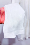 Cardigan ouvert blanc en maille (xl)-Suzy Shier-La Penderie du Paradis 🕊