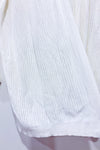 Cardigan ouvert blanc en maille (xl)-Suzy Shier-La Penderie du Paradis 🕊