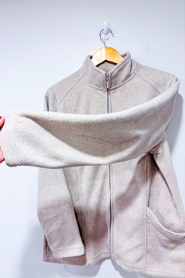 Veste beige en polar (l)-Autres-La Penderie du Paradis 🕊