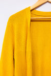 Cardigan ouvert jaune en tricot (s) seconde main - Autres- La Penderie du Paradis