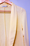 Cardigan jaune ouvert seconde main - Ricki's- La Penderie du Paradis