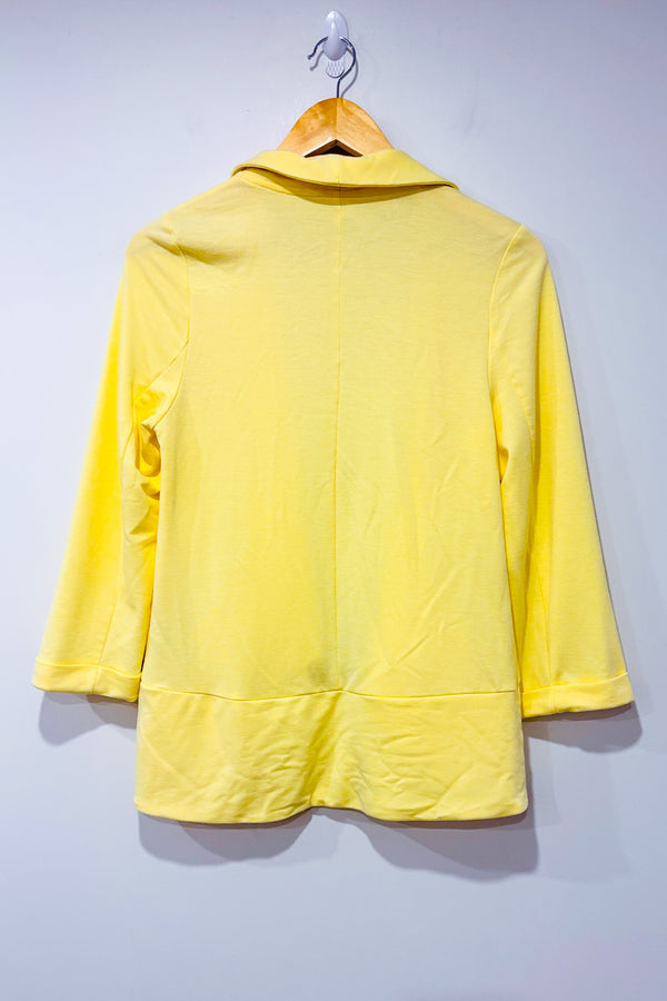 Cardigan jaune ouvert seconde main - Ricki's- La Penderie du Paradis