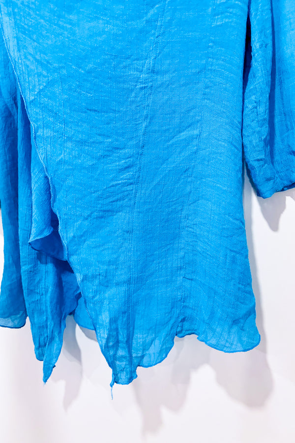 Cardigan léger turquoise ouvert seconde main - Autres- La Penderie du Paradis