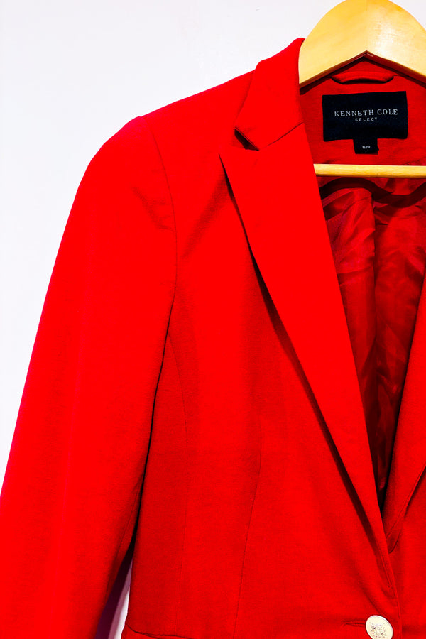 Veston rouge seconde main - Kenneth Cole- La Penderie du Paradis
