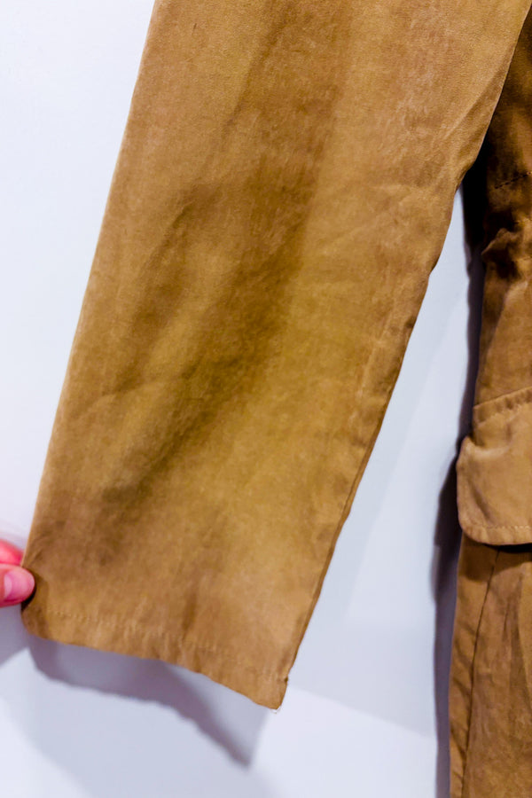 Veste cargo taupe style militaire seconde main - eswallow- La Penderie du Paradis