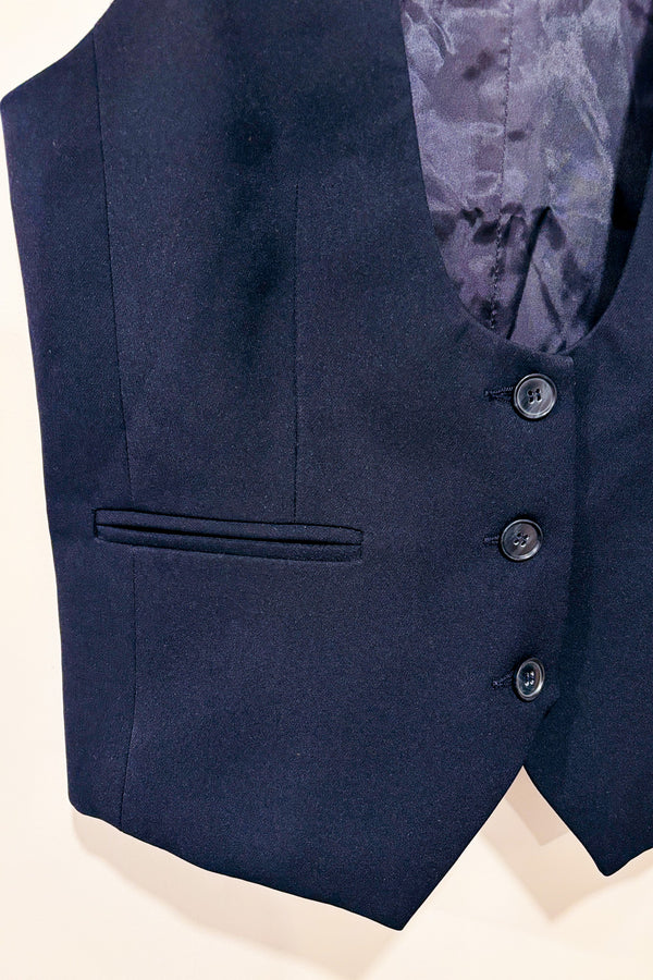 Veste marine sans manche* seconde main - Tristan- La Penderie du Paradis