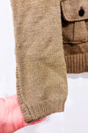 Cardigan en tricot taupe à boutons* seconde main - G-Star- La Penderie du Paradis