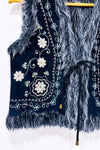 Veste noire avec intérieur fausse fourrure seconde main - Nitrogen- La Penderie du Paradis
