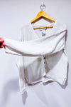 Cardigan blanc en tricot seconde main - Tamra- La Penderie du Paradis