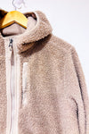 Veste en sherpa beige à capuchon seconde main - Black Mountain- La Penderie du Paradis