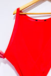 Cardigan sans manche rouge à nouer seconde main - Autres- La Penderie du Paradis