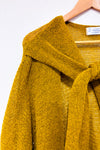 Cardigan en tricot ouvert safran* seconde main - Lucie Bournival- La Penderie du Paradis
