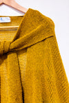 Cardigan en tricot ouvert safran* seconde main - Lucie Bournival- La Penderie du Paradis