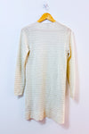 Cardigan ouvert crème texturé mi-long seconde main - Soyaconcept- La Penderie du Paradis