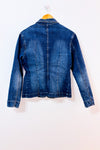 Veston en denim bleu délavé seconde main - Spice- La Penderie du Paradis