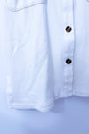 Cardigan gaufré blanc cassé à capuchon* seconde main - Roxy- La Penderie du Paradis