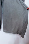 Cardigan gris ouvert à pans drapés seconde main - Bedo- La Penderie du Paradis