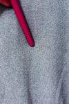 Cardigan gris ouvert à pans drapés seconde main - Bedo- La Penderie du Paradis