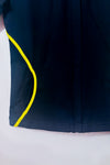 Veste de sport zippée marine à bandes jaunes* seconde main - GAP- La Penderie du Paradis