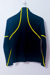 Veste de sport zippée marine à bandes jaunes* seconde main - GAP- La Penderie du Paradis