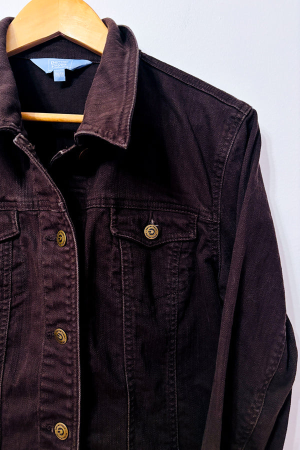 Veste brune en denim* seconde main - Denver Hayes- La Penderie du Paradis