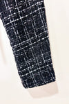 Veston ouvert court noir et blanc en tricot (xl)-Autres-La Penderie du Paradis 🕊