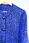 Veston vintage mauve et noir (l) -- La Penderie du Paradis ?