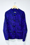 Veston vintage mauve et noir (l) -- La Penderie du Paradis ?