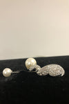 Broche perle et diamants argent seconde main Autres 