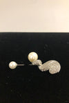 Broche perle et diamants argent seconde main Autres 