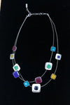 Collier pierres multicolores seconde main Autres 