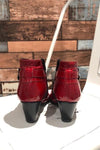 Bottes rouges en cuir vernis (6) seconde main Autres 