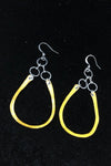 Boucles d'oreilles pendentif goutte or seconde main Autres 