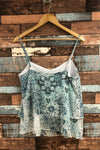 Camisole fluide étagée turquoise (m) seconde main Le Château 