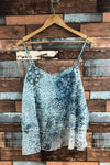 Camisole fluide étagée turquoise (m) seconde main Le Château 