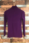 Chandail col roulé basic mauve (xs) seconde main Pentagone 