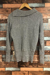 Chandail en tricot gris scintillant (m) seconde main Coco y Club 