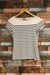 T-shirt rayé marine et blanc (s) seconde main H&M   