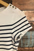 T-shirt rayé marine et blanc (s) seconde main H&M   