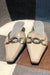 Chaussures beiges faux cuir avec boucle de metal (8) seconde main Liz Claiborne   