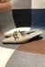 Chaussures beiges faux cuir avec boucle de metal (8) seconde main Liz Claiborne   