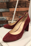 Chaussures rouge vin en suède (9) seconde main Nine West 