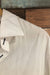 Chemise blanche texturée avec détails à carreaux rouges (xl) - Homme seconde main Matinique   