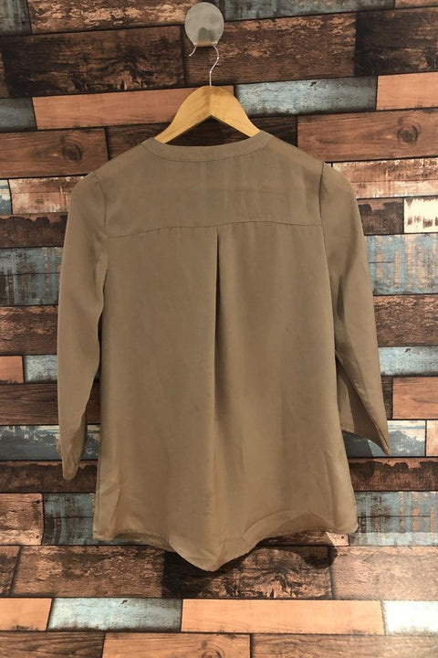 Blouse taupe (s) seconde main Reitmans   