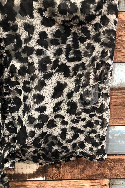 Chemise à nouer motif leopard (s) seconde main Dynamite   