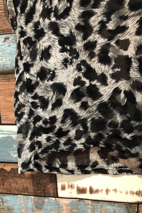 Chemise à nouer motif leopard (s) seconde main Dynamite   